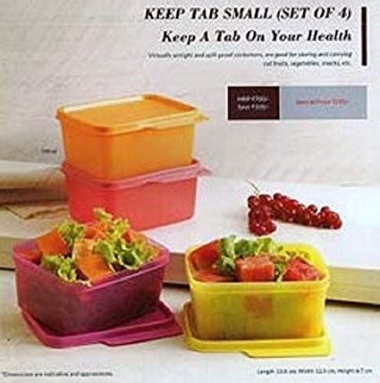Tupperware Small Keep Tab, Set of 5 : Amazon.in: Home & Kitchen