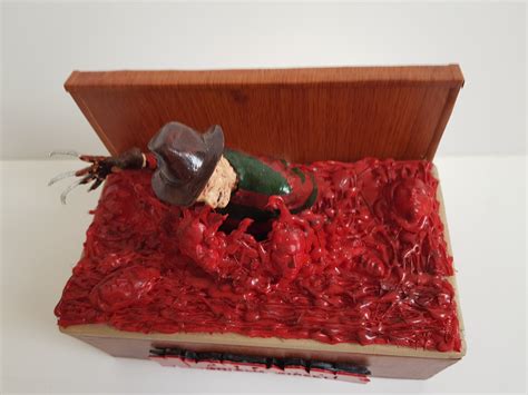 FREDDY Krueger, Light up Diorama, Desk Art, Handmade, One of A Kind ...