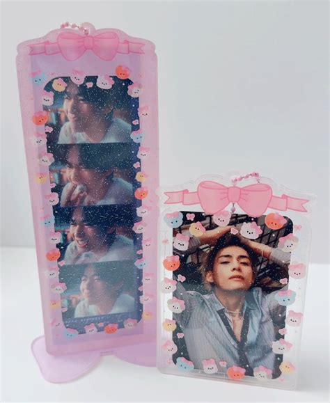 Bowtiful Glitter Acrylic Photostrip Holder & Stand – SEOUL SUNNY