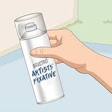 BRUSTRO Artist's Fixative Spray Can | 400ml | Transparent | Perfect use ...