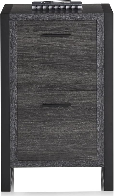 Buy Realspace® DeJori 20”D Vertical 2-Drawer File Cabinet, Charcoal ...