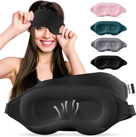 Amazon.com: Audree Eye Mask for Sleeping - 3D Contoured 100% Sleep Mask ...