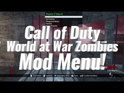 World at War Zombies PC Mod Menus for Infinity Loader Script 的图像结果