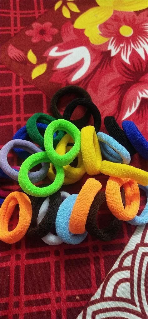 Buy Colors & Blends - Hair Rubber Bands For Women/Girls -(MULTI Color ...