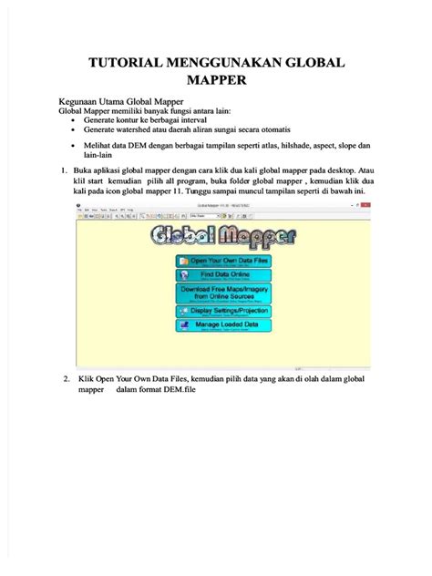 Image result for Global Mapper Tutorials