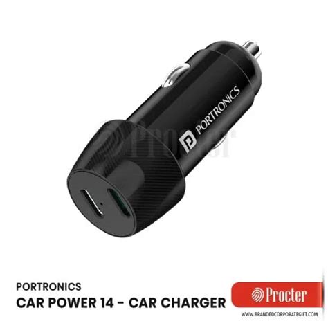 Portronics CAR POWER 14 Car Charger in bulk for corporate gifting ...