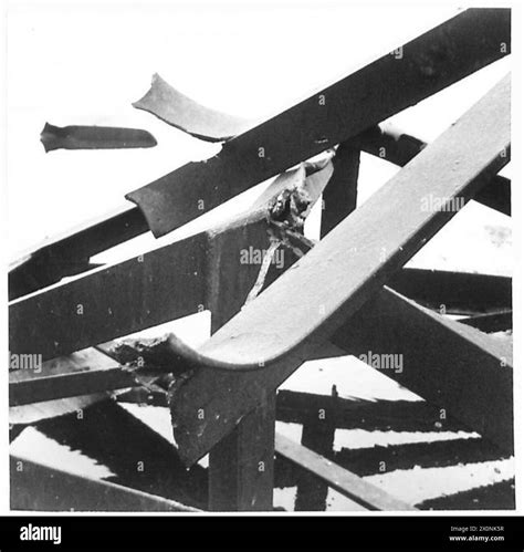 A head-on view documents the structure involved in a special assignment ...