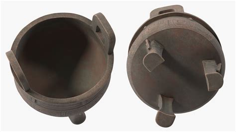 Antique Chinese Cauldron for 3D Print 3D | 3D Molier International