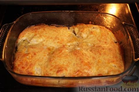 Рецепт: Рыба в сырном кляре, запечённая в духовке на RussianFood.com