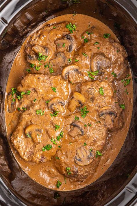 Easy Crockpot Cube Steak with Gravy | Busy Day Dinners