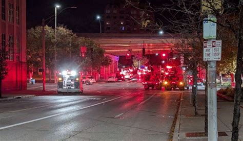 NB I-471 lanes reopen after massive fire engulfs Daniel Carter Beard ...