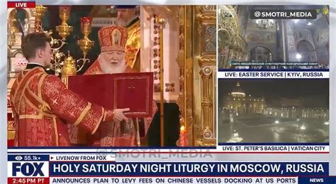 Fox labels Ukraine's Kyiv as Russian city during Easter broadcast