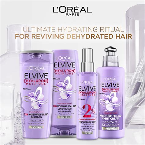 Elvive Hyaluron Moisture Night Push Pull Hair Cream | L'Oréal Paris ME