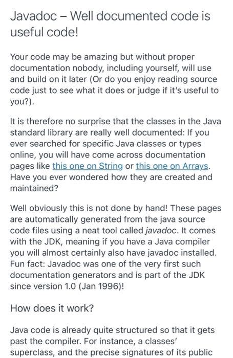 Image result for Proper Java Doc Code Examples