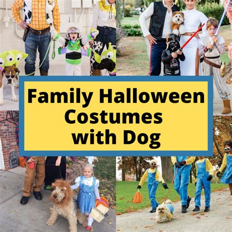 10 fun and easy family Halloween costumes with dog.