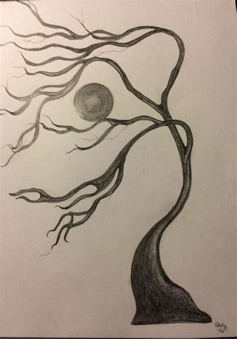 Image result for Graphite Pencil Drawing Tree