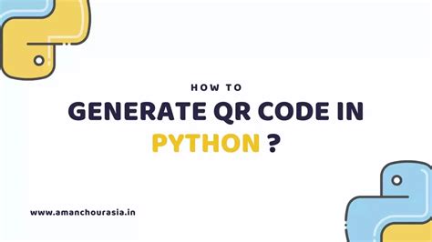 Image result for How to Generate QR Code in Python
