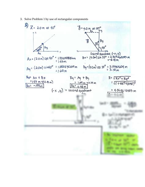 Image result for Vector Problem Solving Physics