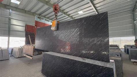 Buy River Black Granite Slabs & Tiles