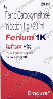 Ferium 50 MG Injection (20): Uses, Side Effects, Price & Dosage | PharmEasy