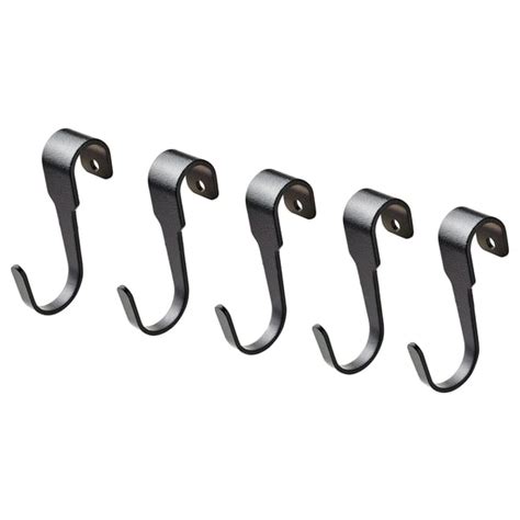 HULTARP hook, black, 7 cm (23/4") - IKEA