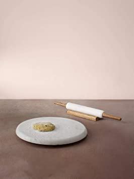 Buy Ellementry White Marble Chakla Belan with Stand Online at Low ...