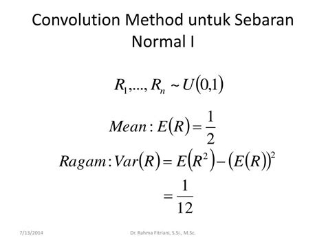 Convolution Method 的图像结果