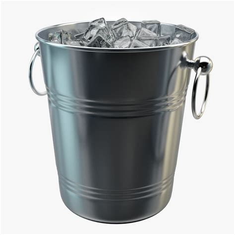 Ice Bucket Condensate 3D Model $49 - .3ds .blend .c4d .fbx .max .ma ...
