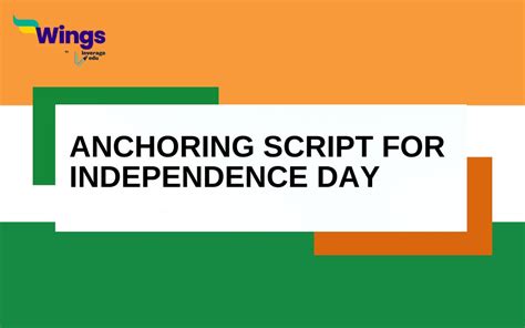 Image result for Anchoring Script for Independence Day Program
