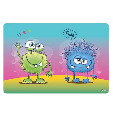 Podloga za radni sto Little Monsters 408733 | Volim svoj dom