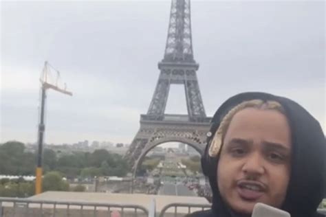 Nessly Records New Song in Front of the Eiffel Tower in Paris