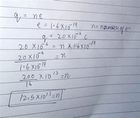 how many electrons make up a charge of 20 UC - Brainly.in