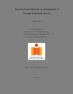 Numerical Investigations on Development of Scramjet Propulsion System ...