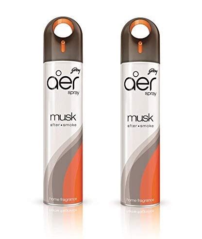 Godrej aer Musk After Smoke Home Air Freshener Spray (300 ml) - Pack of ...