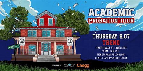 Academic Probation Tour: Lowell, Trend, Lowell, 7 September to 8 ...