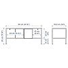 Ikea BAGGEBO: TV Stand 35.4 x 13.8 x 15.7 inches (90 x 35 x 40 cm ...