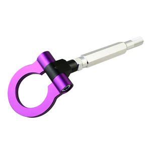 Purple Folding Ring Screw on Front Rear Bumper Tow Hook for Subaru STI ...