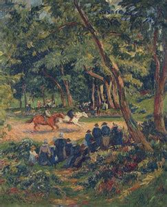 Horse Races in Brittany, 1910 Paper Print - Art & Paintings posters in ...