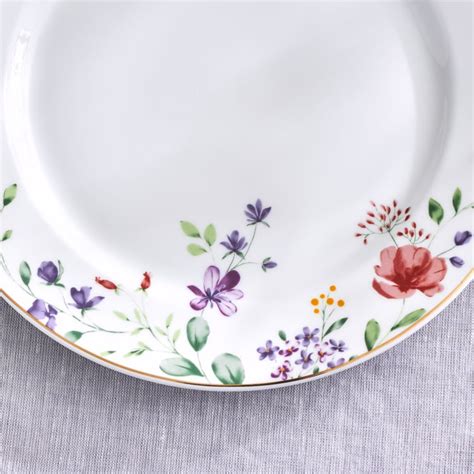 Buy Lucas Carnation Bone China Floral Print Dinner Plate - 27cm from ...