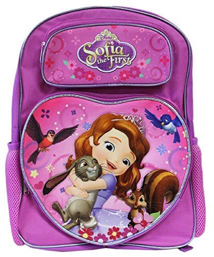 Full Size Purple Sofia the First Bunny Hug Kids Backpack by Disney ...