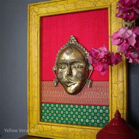Tribal Prince Mask on Frame – Yellow Verandah