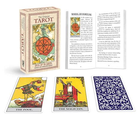 Original Tarot Cards Deck With Guidebook (Premium Edition) : Arthur ...