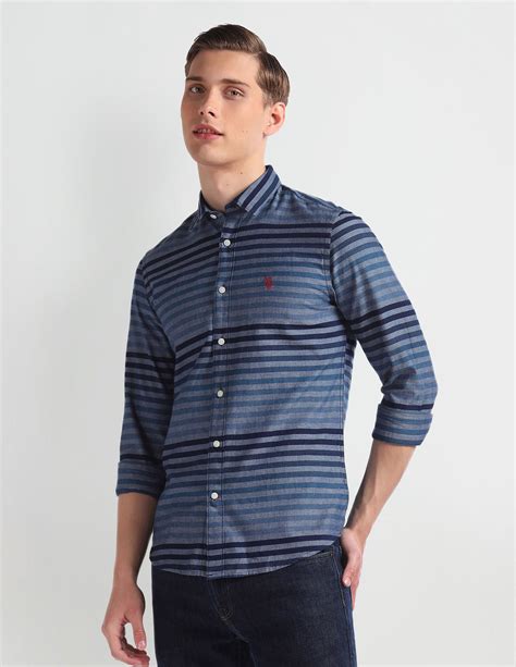 Horizontal Stripe Cotton Shirt – U.S. Polo Assn. India