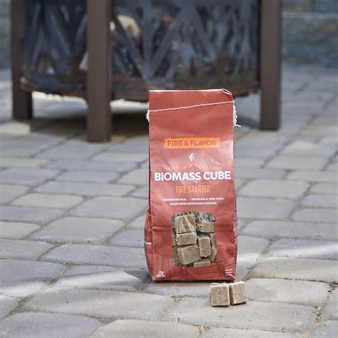 Fire & Flavor 72pc Biomass Fire Starters - All Natural Wood Fiber ...