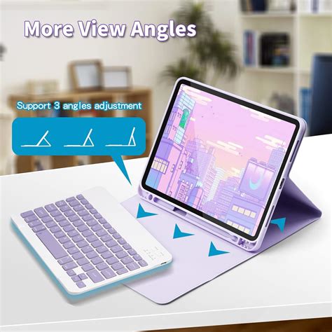 Buy iPad Air 4th/5th Generation 10.9 Inch Keyboard Case-LUCKYDIY ...