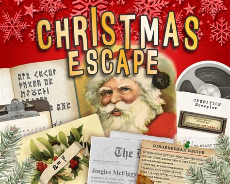 Christmas Escape Room - Lock Paper Escape