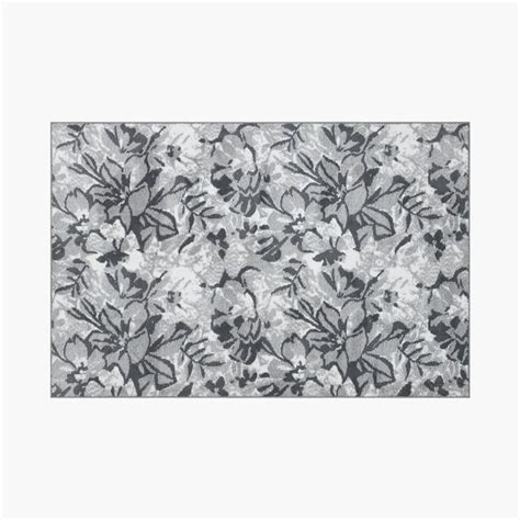 Buy Savanna Grey Textured Woven Polyester Carpet - 120x180cm from Home ...