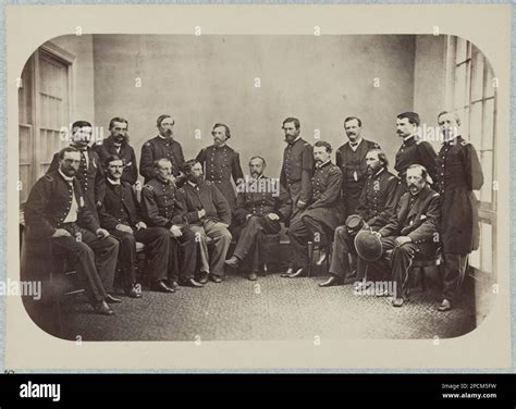 Major General Geo. G. Meade and staff , Washington, D.C., May 1865. General George G. Meade and ...