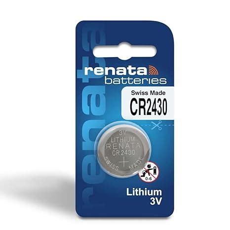 DEVICE OF URBAN INFOTECH Renata CR2430 Batteries - 3V Lithium Coin Cell ...
