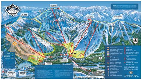 Sugar Bowl Resort Trail Map • Piste Map • Panoramic Mountain Map